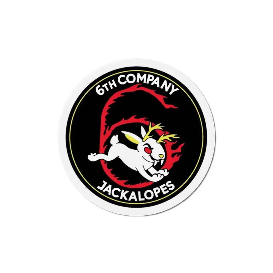 6TH COMPANY JACKALOPES (U.S. Navy) Refrigerator Magnet - The Sticker Space