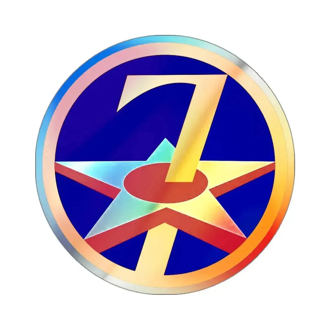 7 Air Force (U.S. Army) Holographic STICKER Die-Cut Vinyl Decal - The Sticker Space