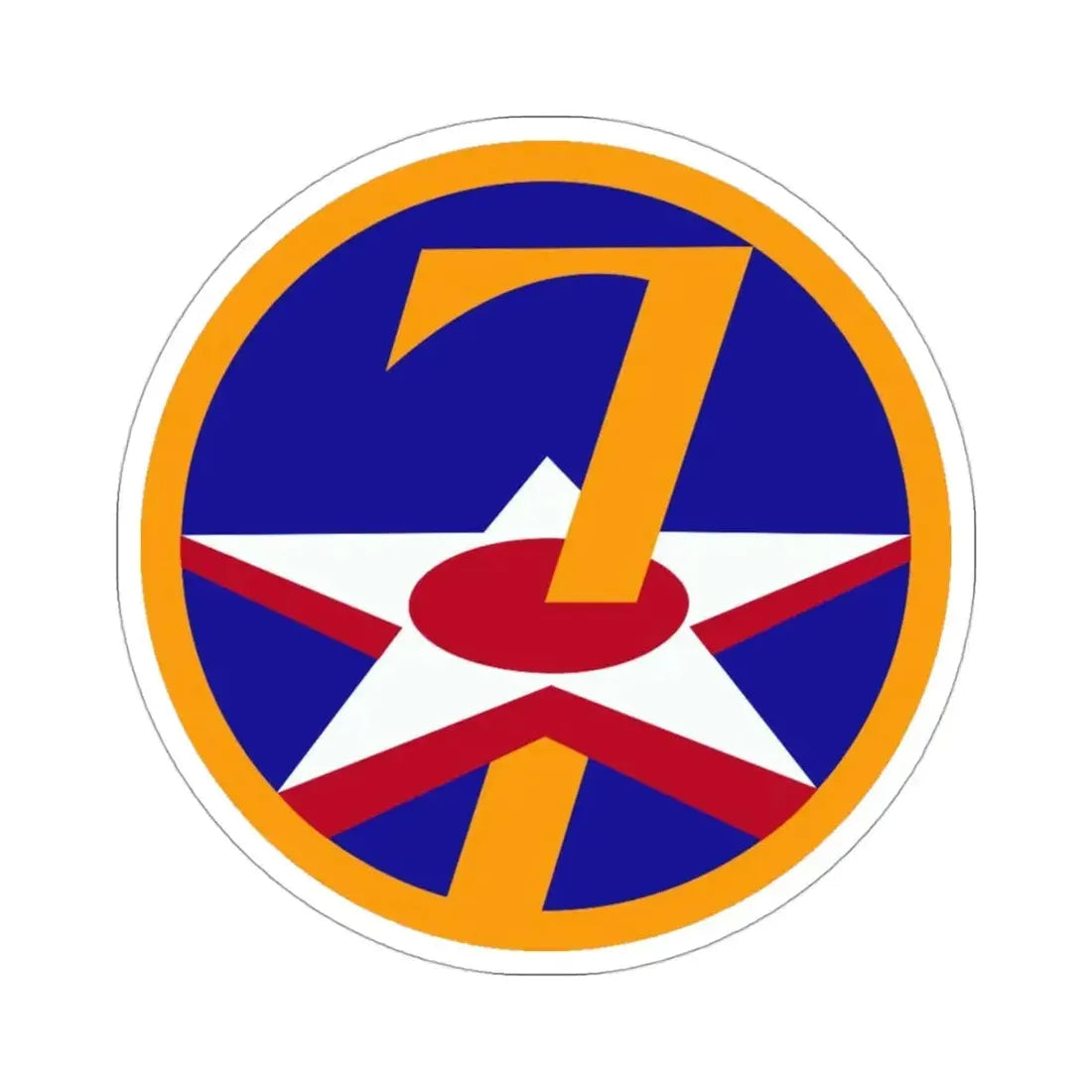 7 Air Force (U.S. Army) STICKER Vinyl Die-Cut Decal - The Sticker Space