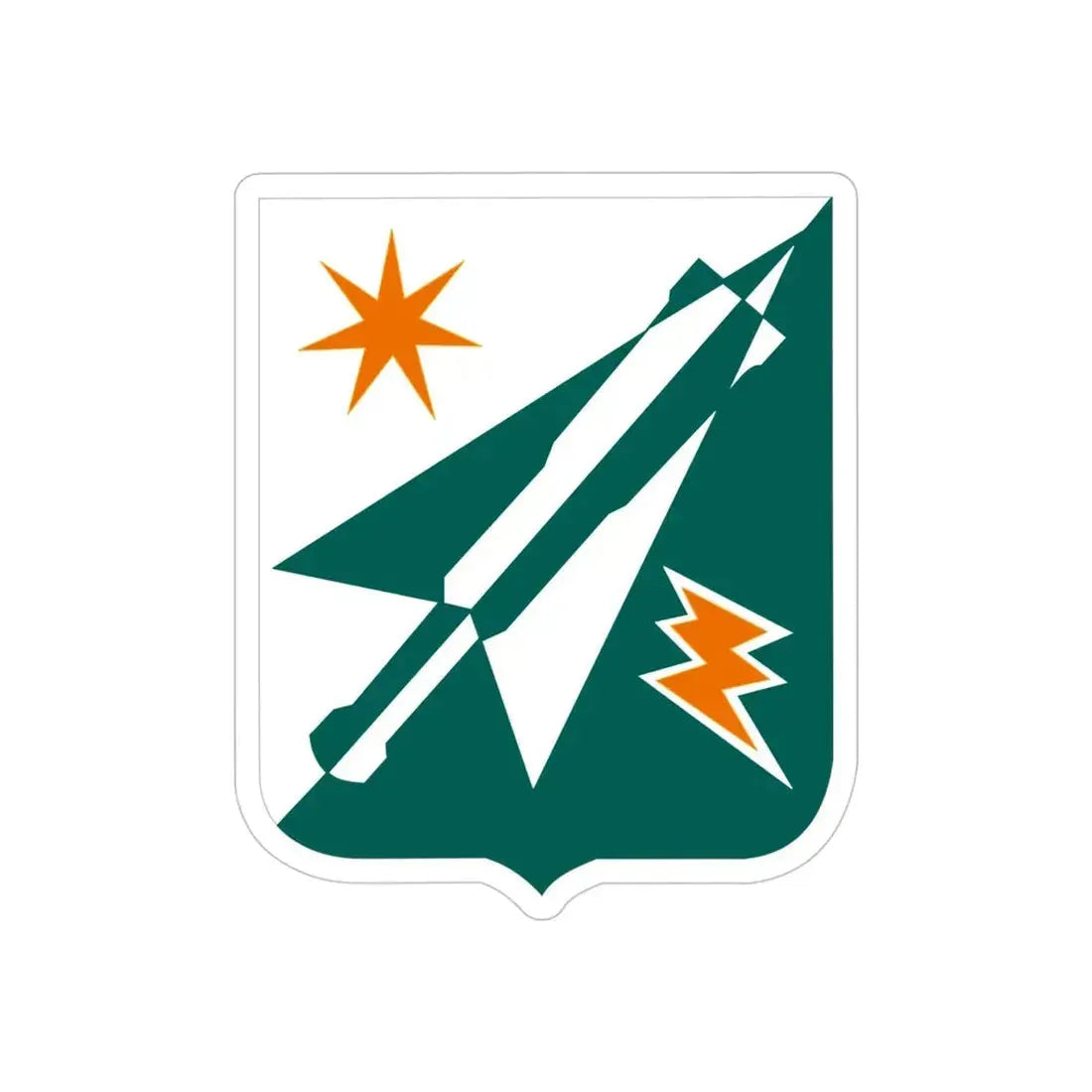 7 Aviation Battalion 2 (U.S. Army) REVERSE PRINT Transparent Die-Cut STICKER - The Sticker Space