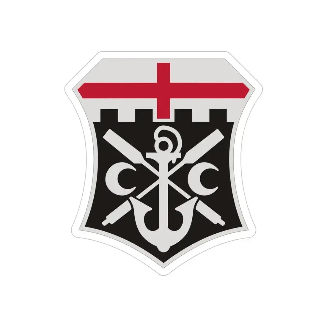 7 Engineer Battalion (U.S. Army) REVERSE PRINT Transparent Die-Cut STICKER - The Sticker Space