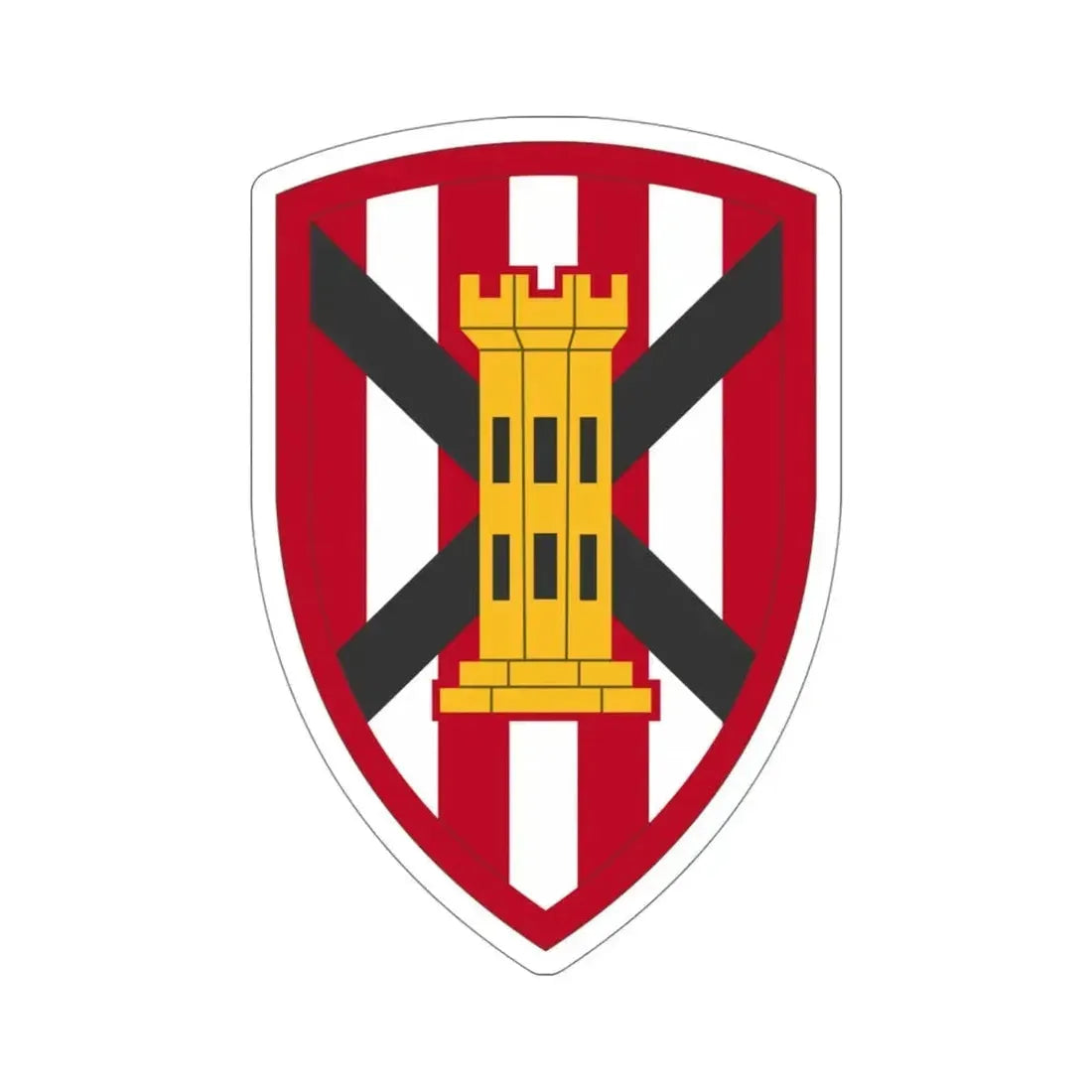 7 Engineer Brigade (U.S. Army) STICKER Vinyl Die-Cut Decal - The Sticker Space