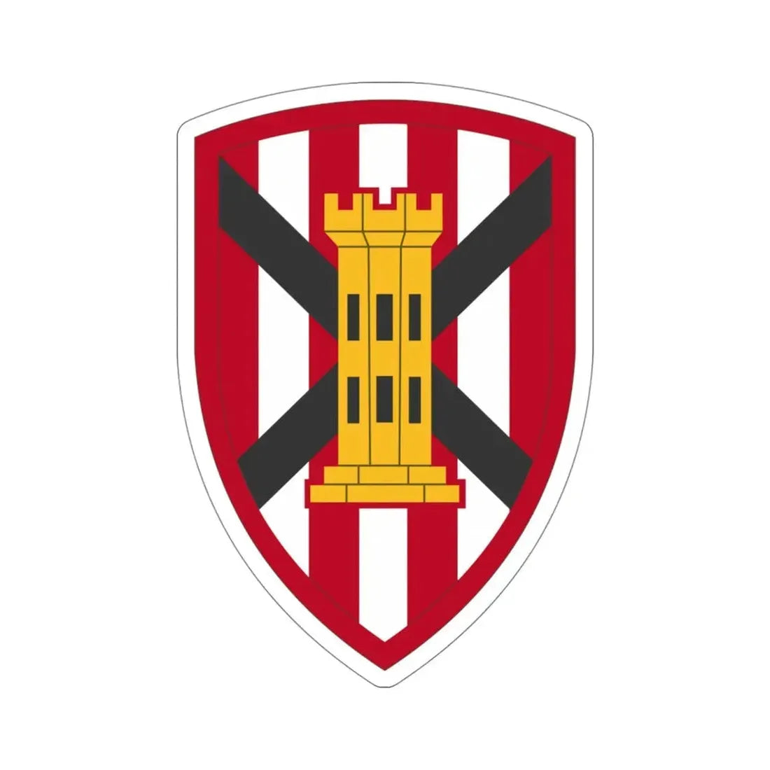 7 Engineer Brigade (U.S. Army) STICKER Vinyl Die-Cut Decal - The Sticker Space