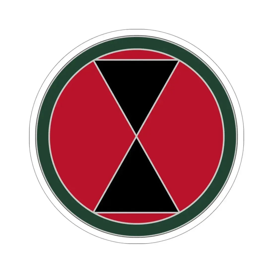 7 Infantry Division (U.S. Army) STICKER Vinyl Die-Cut Decal - The Sticker Space