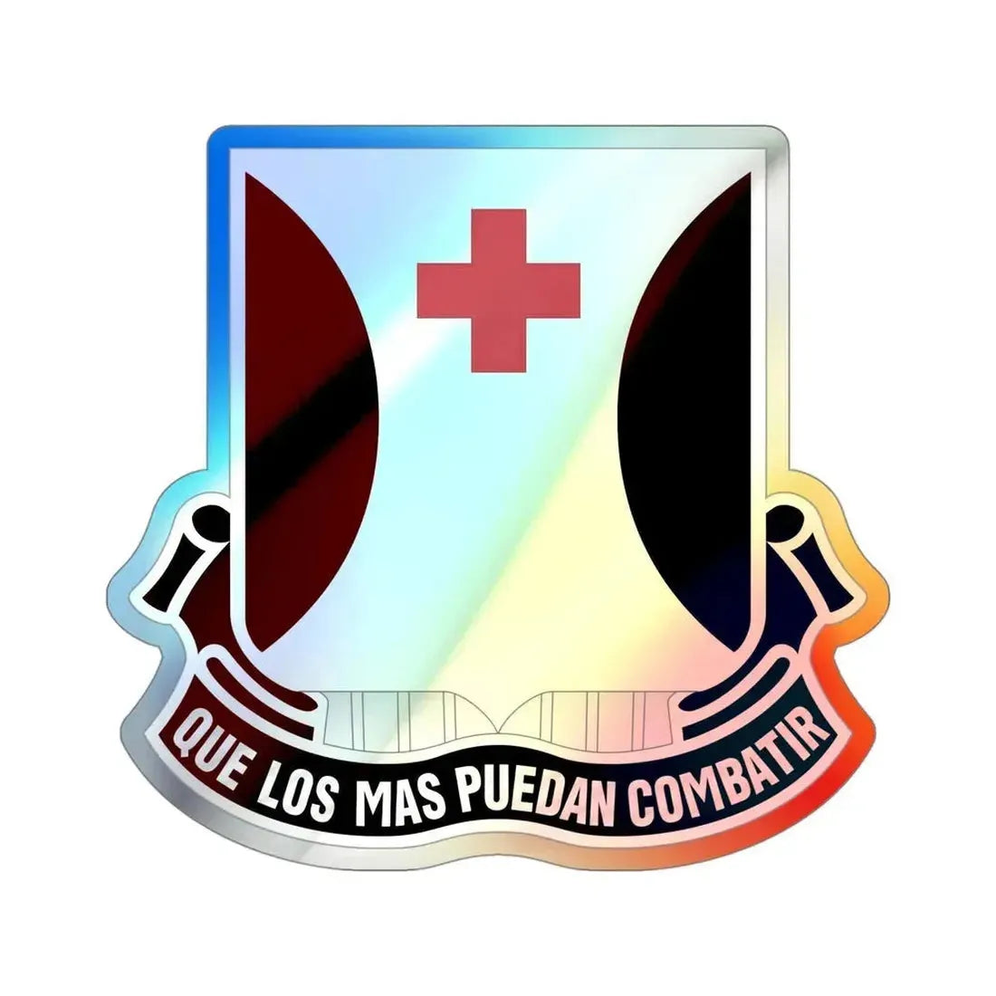 70 Medical Battalion (U.S. Army) Holographic STICKER Die-Cut Vinyl Decal - The Sticker Space