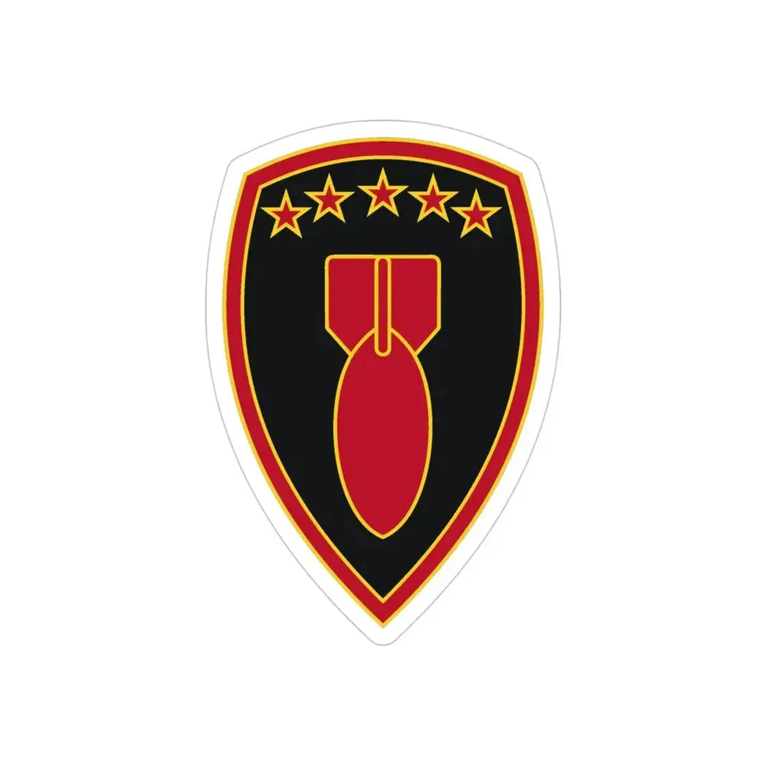 71 Ordnance Group 3 (U.S. Army) REVERSE PRINT Transparent Die-Cut STICKER - The Sticker Space