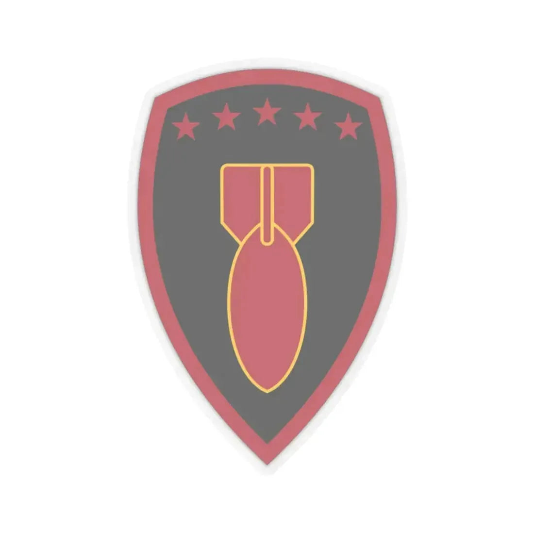 71 Ordnance Group (U.S. Army) STICKER Vinyl Kiss-Cut Decal 6 Inch Transparent - The Sticker Space