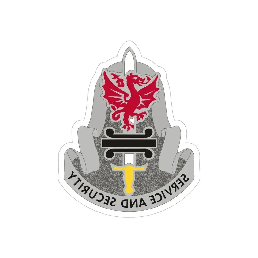 716 Military Intelligence Battalion (U.S. Army) REVERSE PRINT Transparent Die-Cut STICKER - The Sticker Space