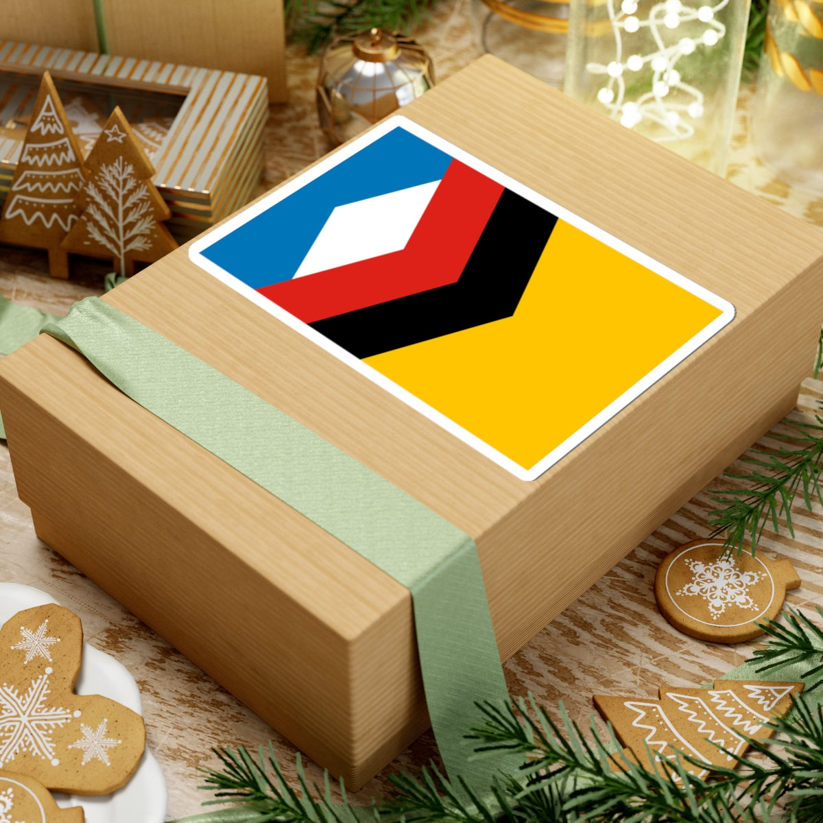 Flag of Engels Saratov oblast (Russia) STICKER Vinyl Kiss-Cut Decal