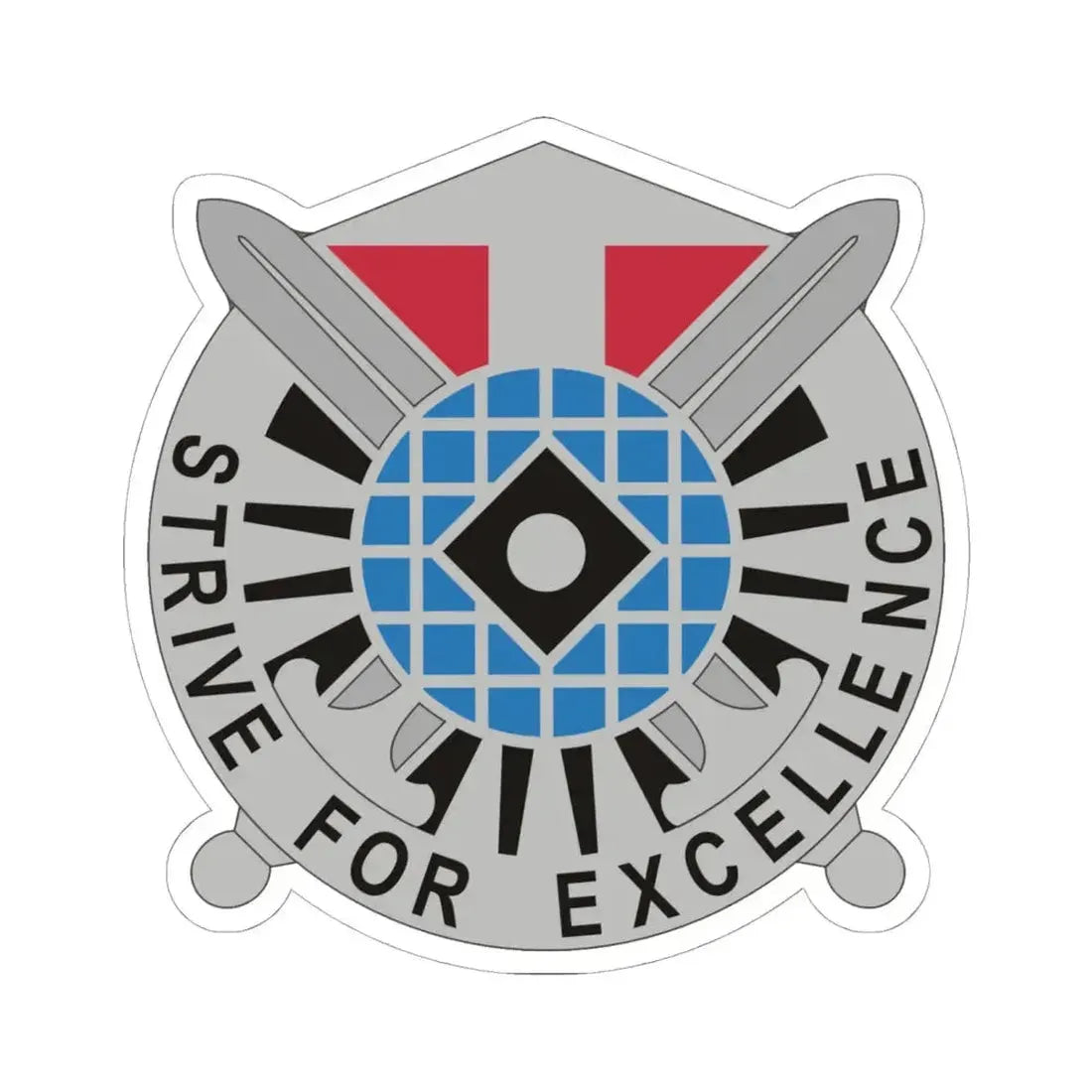 719th Military Intelligence Battalion 2 (U.S. Army) STICKER Vinyl Kiss-Cut Decal 6 Inch White - The Sticker Space