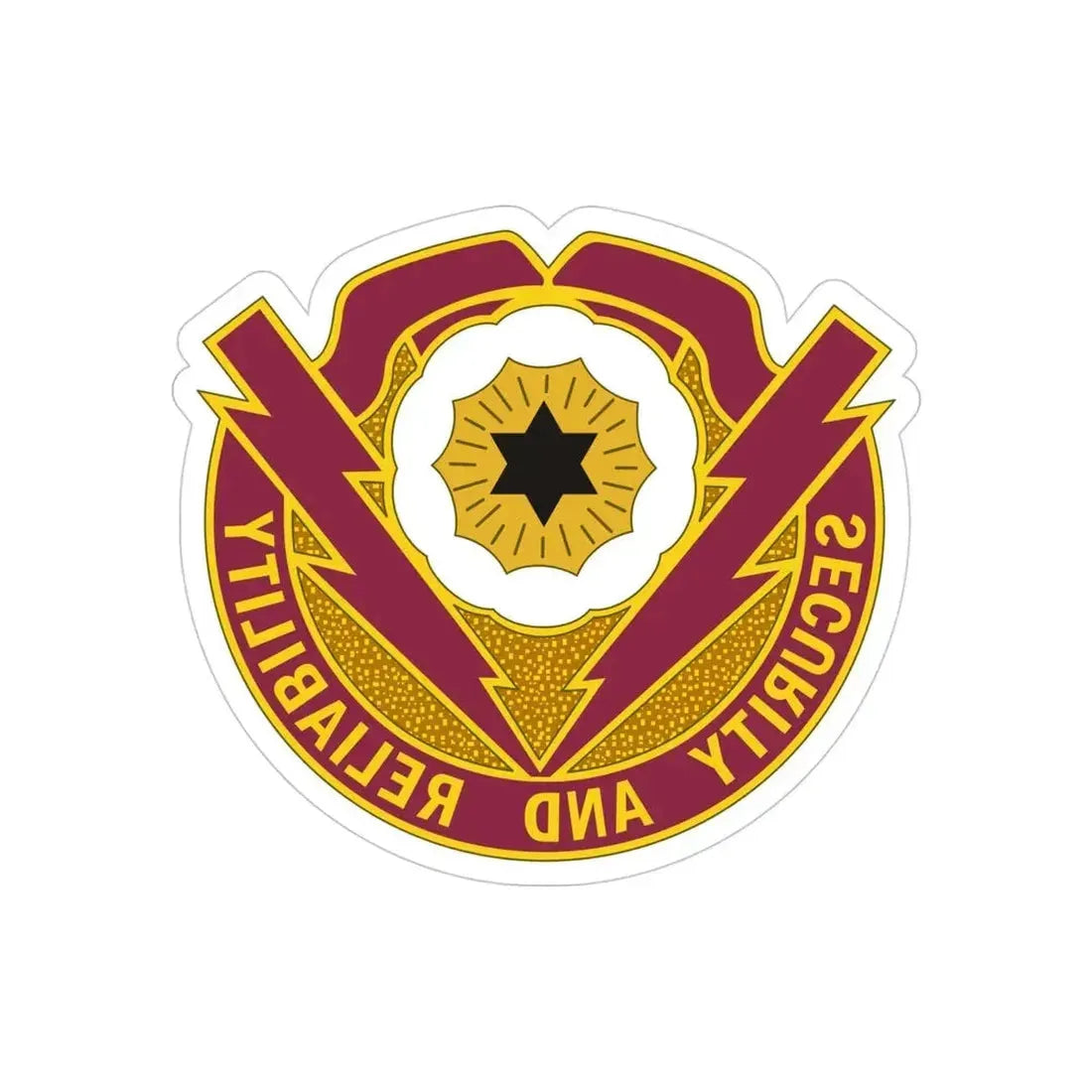 72nd Brigade Support Battalion 72nd BSB (U.S. Army) REVERSE PRINT Transparent Die-Cut STICKER - The Sticker Space
