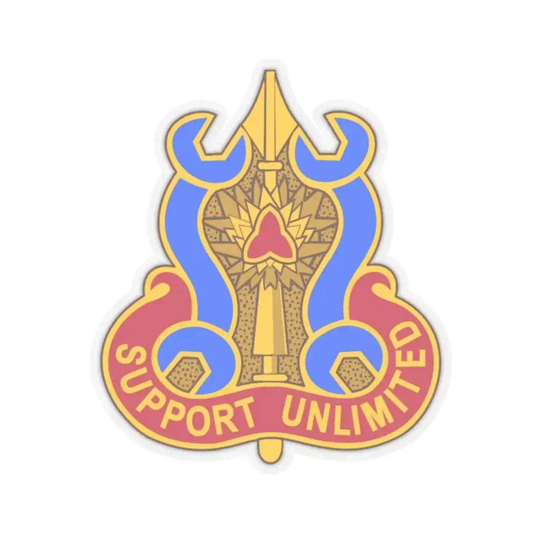 737 Maintenance Battalion (U.S. Army) STICKER Vinyl Kiss-Cut Decal 6 Inch Transparent - The Sticker Space