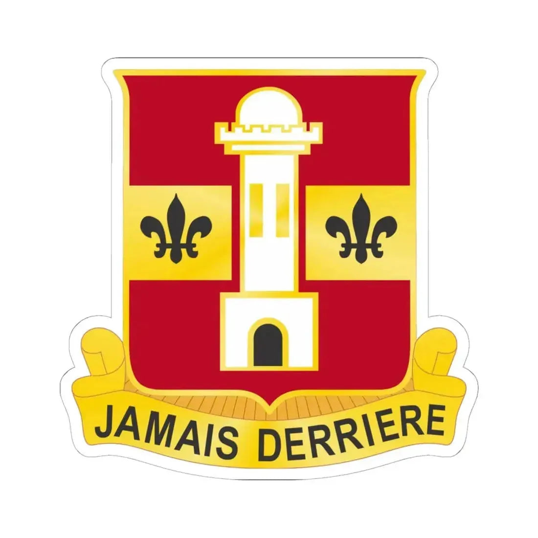 740th Antiaircraft Artillery Gun Battalion (U.S. Army) STICKER Vinyl Kiss-Cut Decal 6 Inch White - The Sticker Space