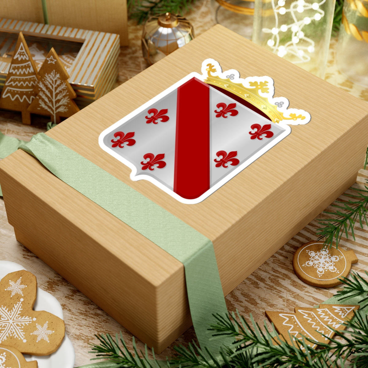 Amerongen wapen (Netherlands) (Coat of Arms) STICKER Vinyl Kiss-Cut Decal