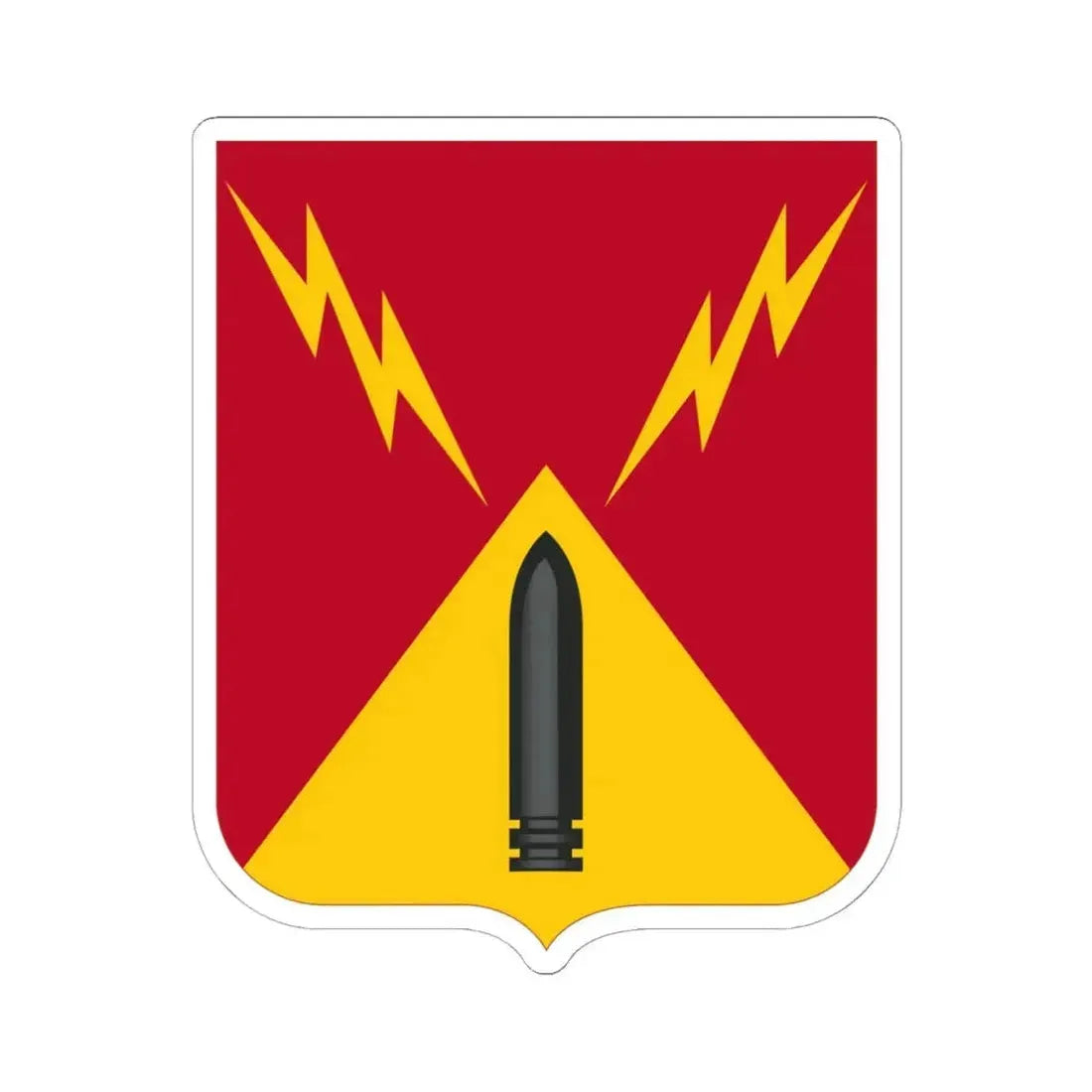 752nd Antiaircraft Artillery Gun Battalion v2 (U.S. Army) STICKER Vinyl Kiss-Cut Decal 6 Inch White - The Sticker Space