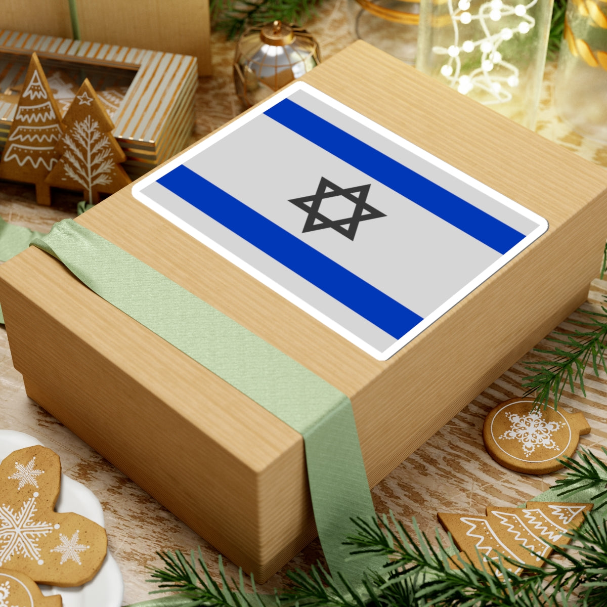Flag of Israel - Blue (Israel) STICKER Vinyl Kiss-Cut Decal