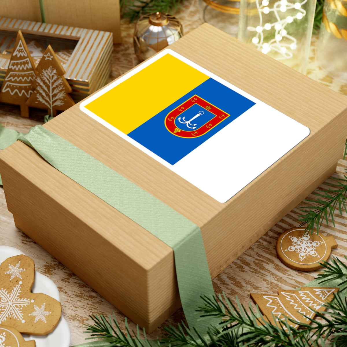 Flag of Odesa Oblast (Ukraine) STICKER Vinyl Kiss-Cut Decal