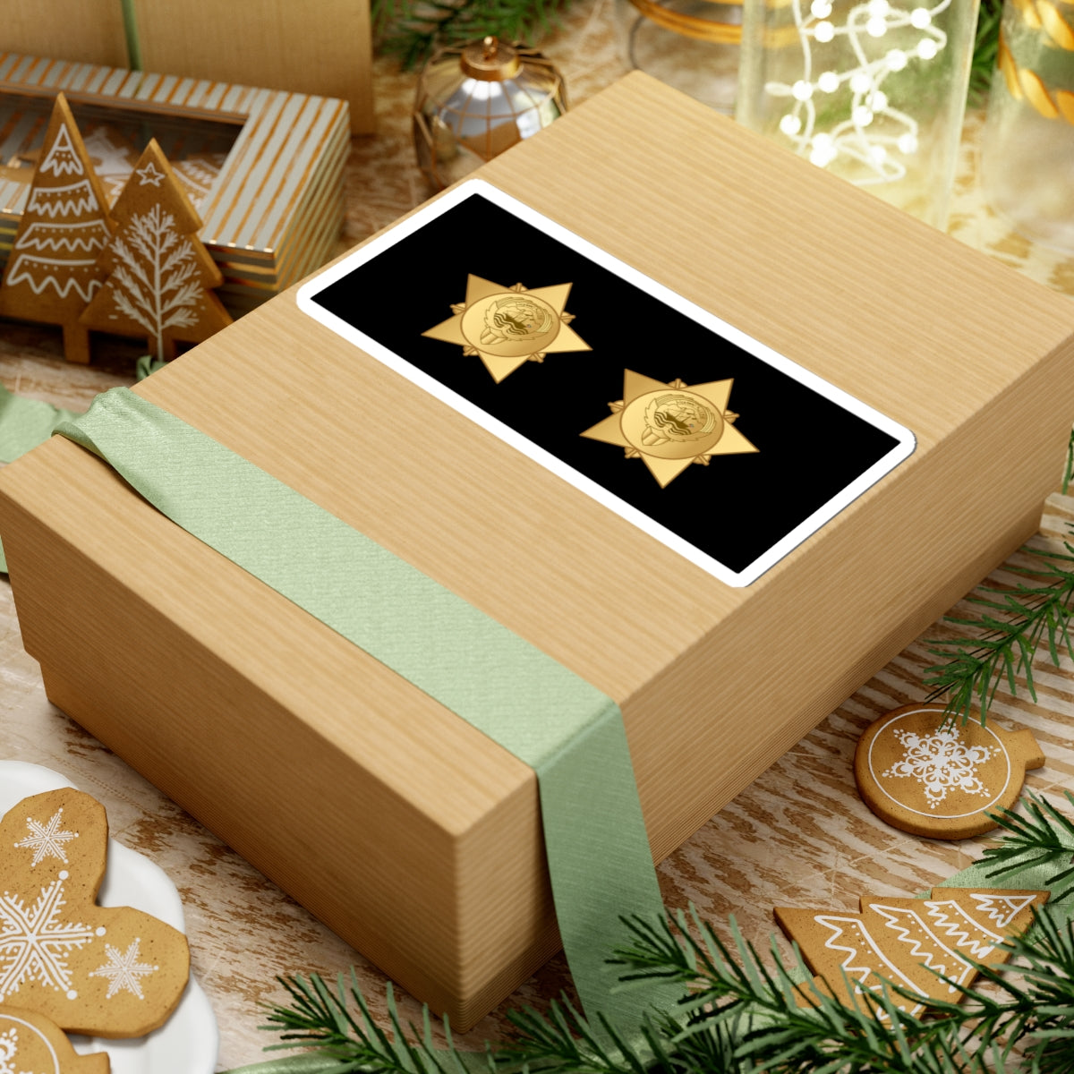 06. KNF CWO (Kuwait) (Military Rank) STICKER Vinyl Kiss-Cut Decal