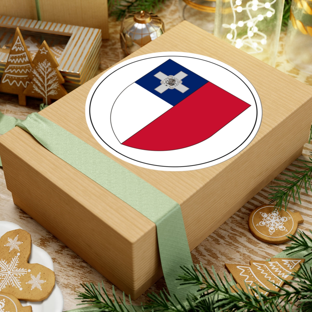 Badge of Malta 1943-1964 (Malta) (Coat of Arms) STICKER Vinyl Kiss-Cut Decal