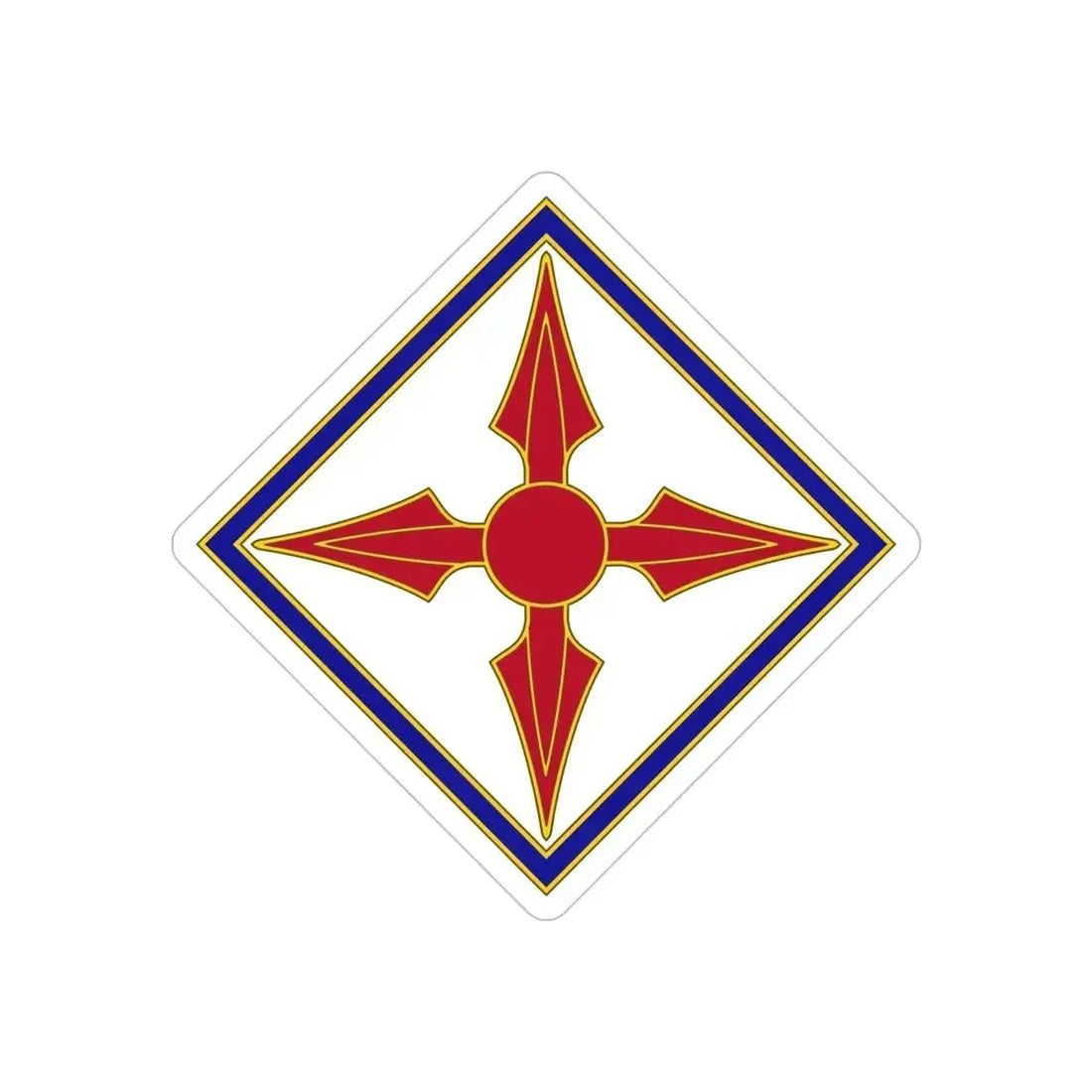 77th Aviation Brigade (U.S. Army) REVERSE PRINT Transparent Die-Cut STICKER - The Sticker Space