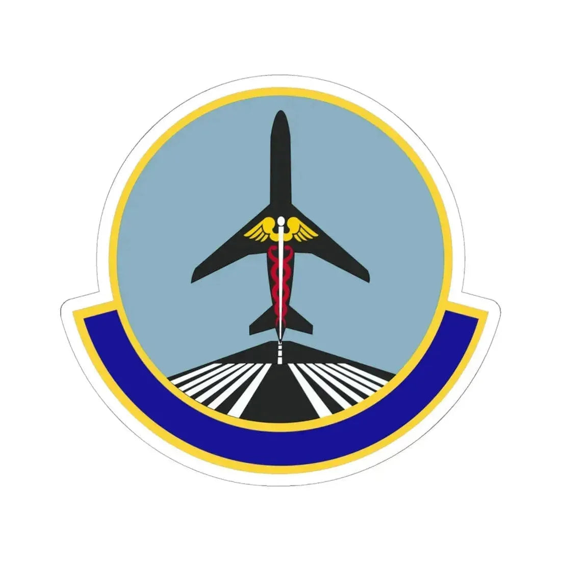 78 Operational Medical Readiness Squadron AFMC (U.S. Air Force) STICKER Vinyl Kiss-Cut Decal 6 Inch White - The Sticker Space