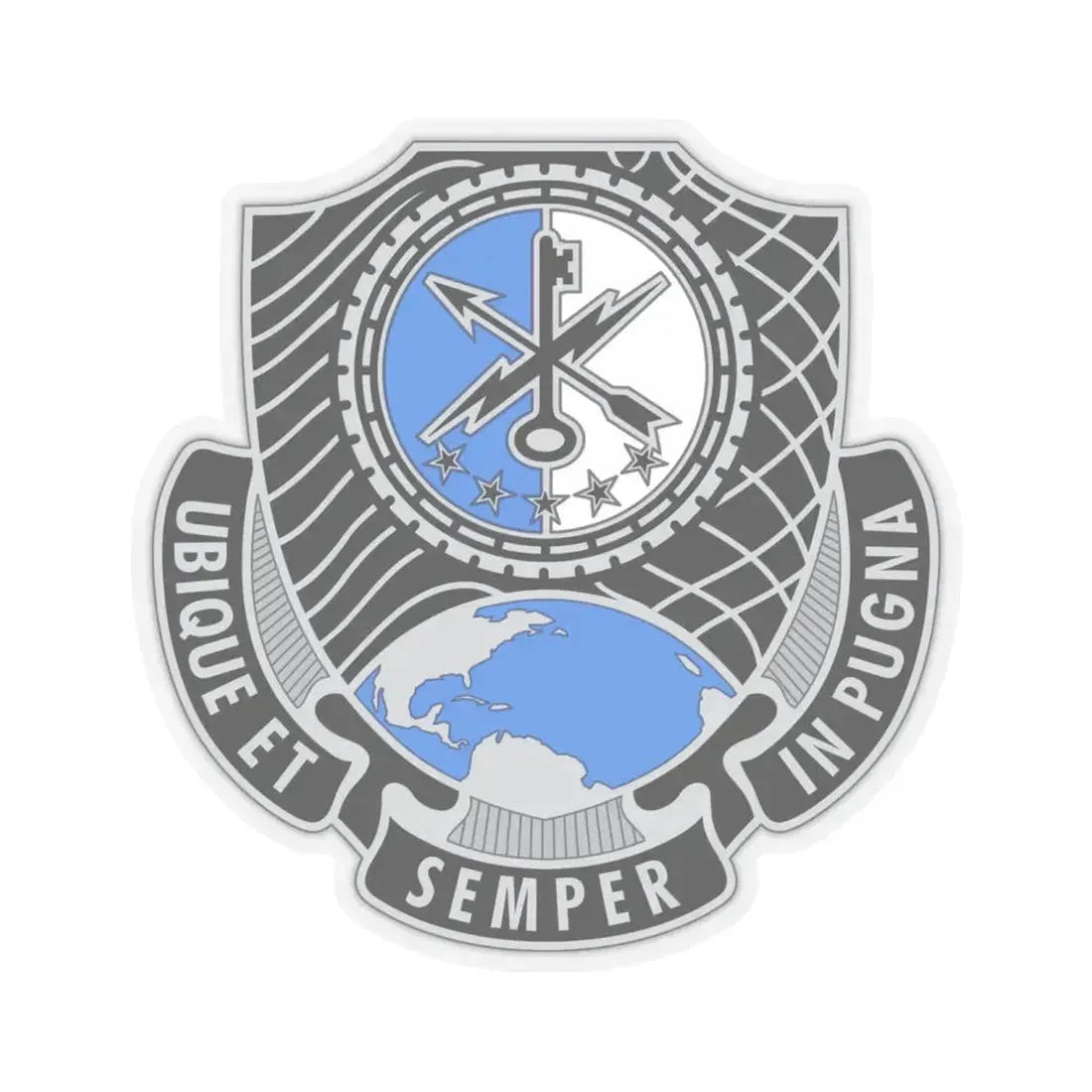 780th Military Intelligence Brigade (U.S. Army) STICKER Vinyl Kiss-Cut Decal 6 Inch Transparent - The Sticker Space