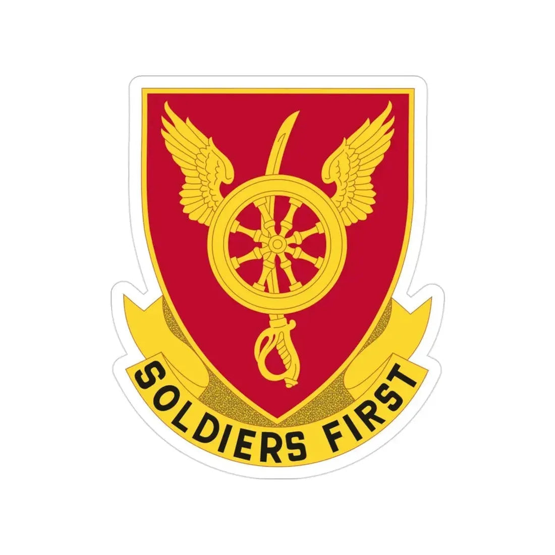 79 Ordnance Battalion Obsolete Insignia (U.S. Army) Transparent STICKER Die-Cut Vinyl Decal - The Sticker Space