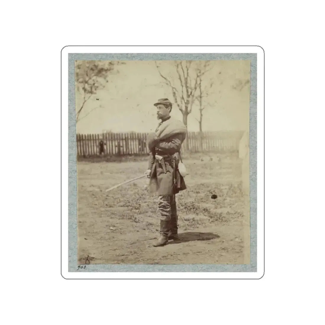 7th New York State Militia, Camp Cameron, D.C., 1861 001 (U.S. Civil War) STICKER Vinyl Die-Cut Decal - The Sticker Space