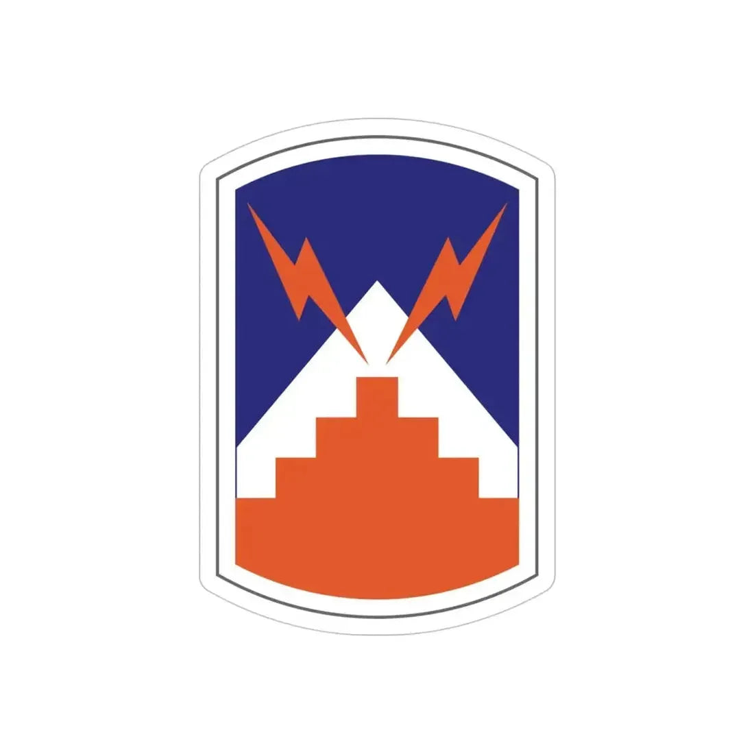 7th Signal Brigade (U.S. Army) REVERSE PRINT Transparent Die-Cut STICKER - The Sticker Space