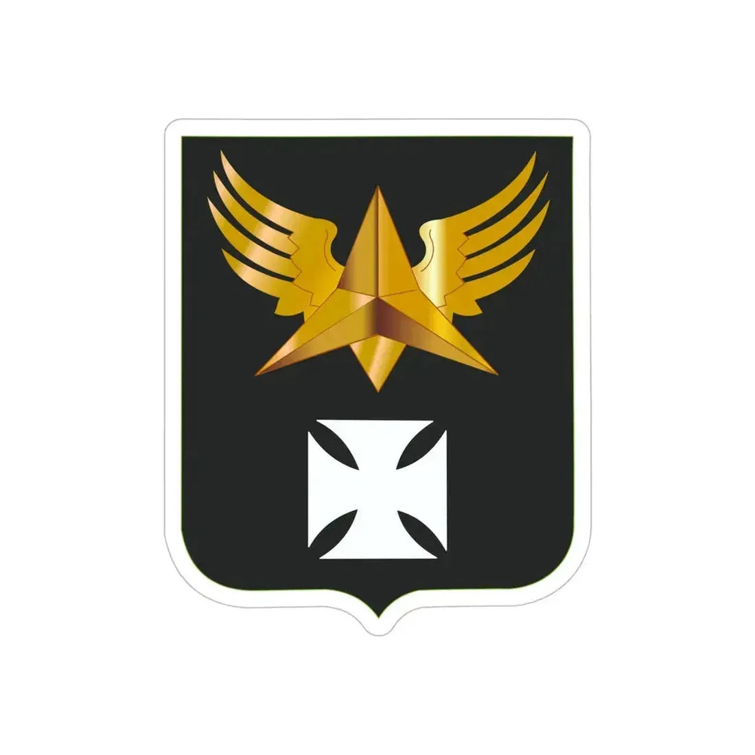 8 Aviation Battalion 2 (U.S. Army) REVERSE PRINT Transparent Die-Cut STICKER - The Sticker Space