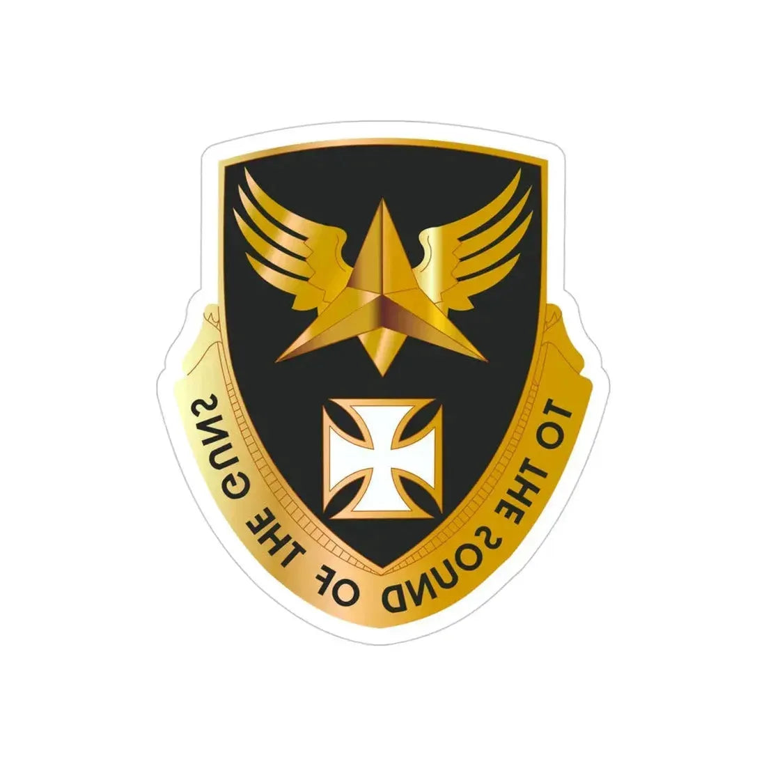 8 Aviation Battalion (U.S. Army) REVERSE PRINT Transparent Die-Cut STICKER - The Sticker Space