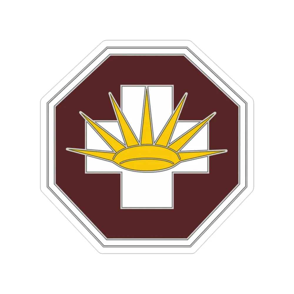 8 Medical Brigade 3 (U.S. Army) Transparent STICKER Die-Cut Vinyl Decal - The Sticker Space