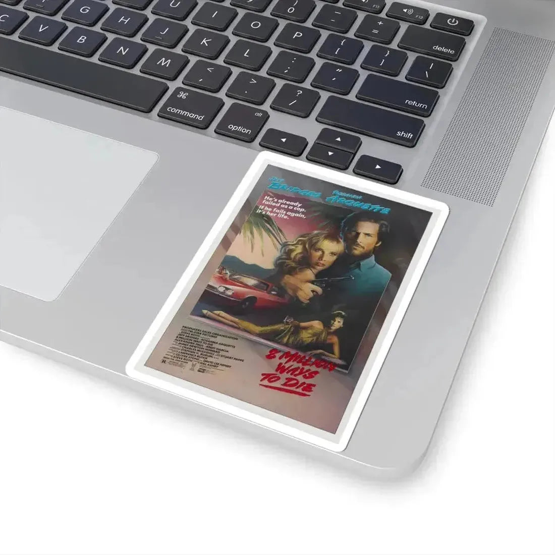 8 Million Ways to Die 1986 Movie Poster - STICKER Vinyl Kiss-Cut Decal - The Sticker Space