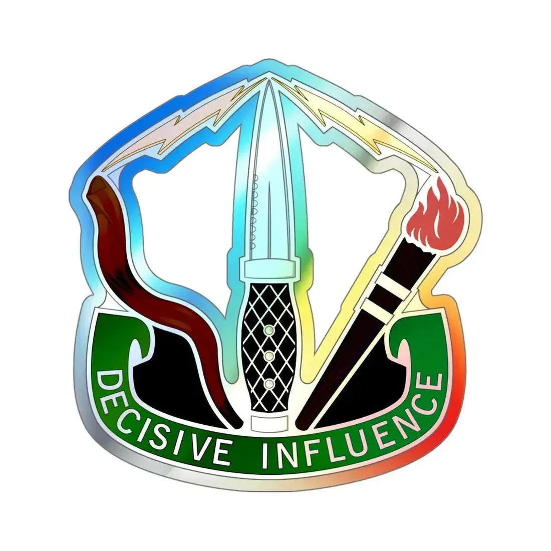 8 Psychological Operations Group (U.S. Army) Holographic STICKER Die-Cut Vinyl Decal - The Sticker Space