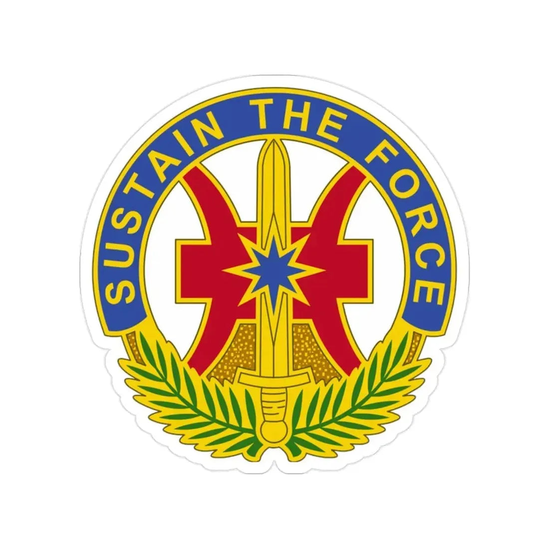 8 Sustainment Command 2 (U.S. Army) Transparent STICKER Die-Cut Vinyl Decal - The Sticker Space