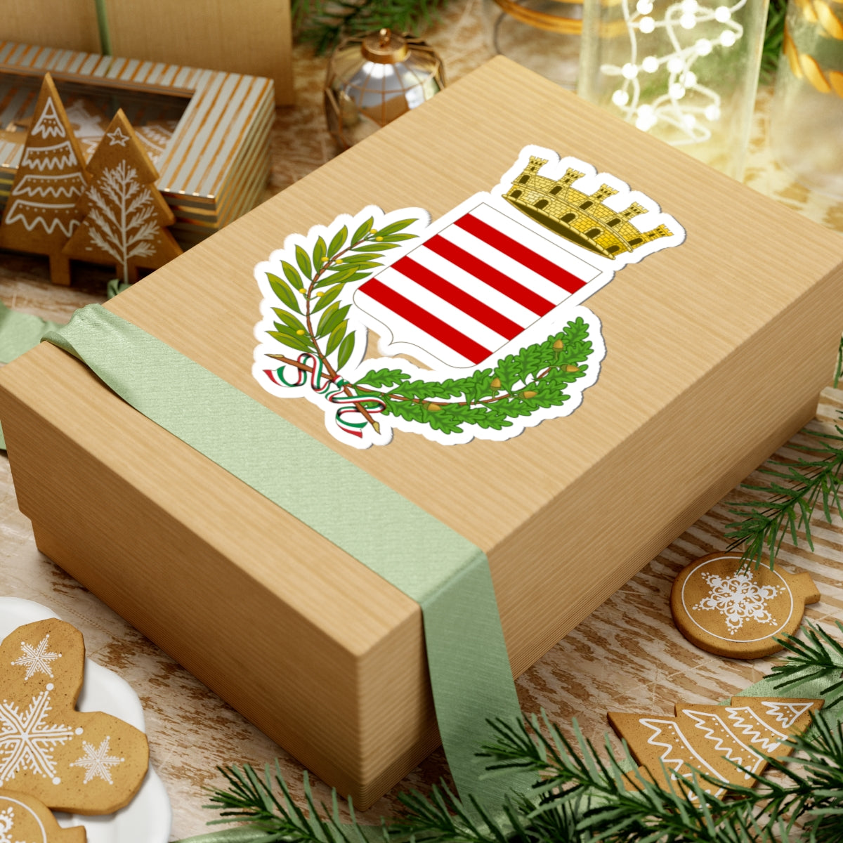 Barletta-Stemma (Italy) (Coat of Arms) STICKER Vinyl Kiss-Cut Decal