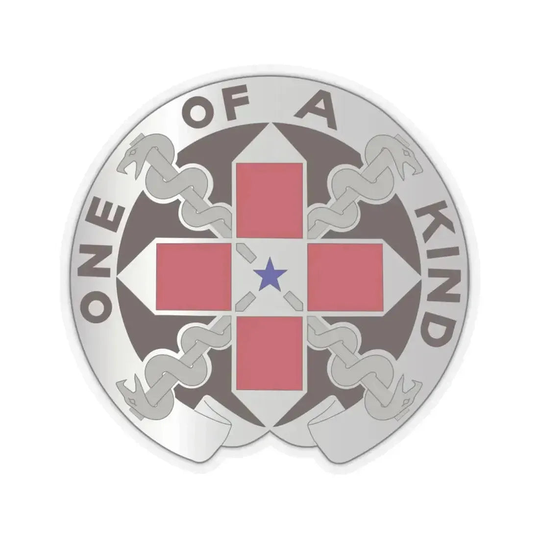 810 Convalescent Center (U.S. Army) STICKER Vinyl Kiss-Cut Decal 4 Inch Transparent - The Sticker Space