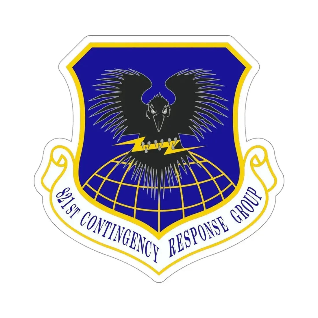 821 Contingency Response Group AMC (U.S. Air Force) STICKER Vinyl Die-Cut Decal - The Sticker Space