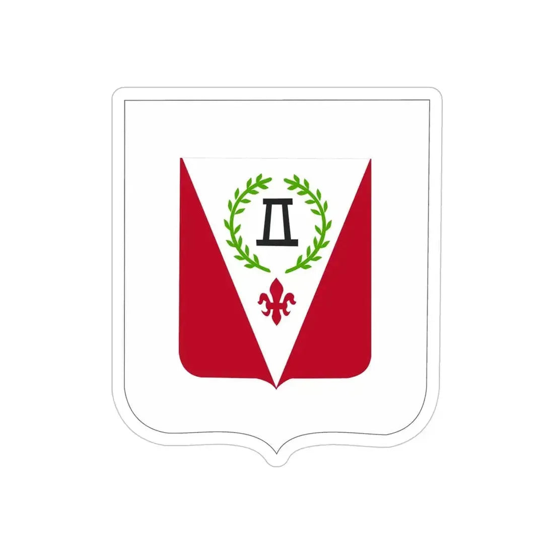 83 Engineer Battalion 2 (U.S. Army) REVERSE PRINT Transparent Die-Cut STICKER - The Sticker Space