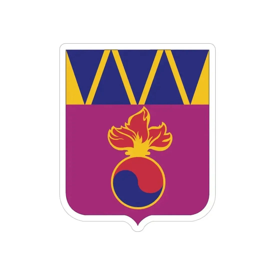 83 Ordnance Battalion 2 (U.S. Army) REVERSE PRINT Transparent Die-Cut STICKER - The Sticker Space