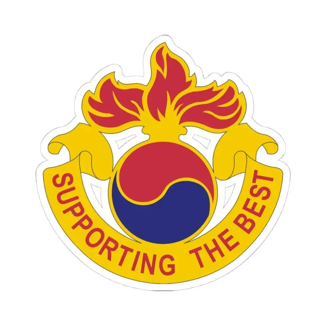 83 Ordnance Battalion (U.S. Army) STICKER Vinyl Kiss-Cut Decal 4 Inch White - The Sticker Space