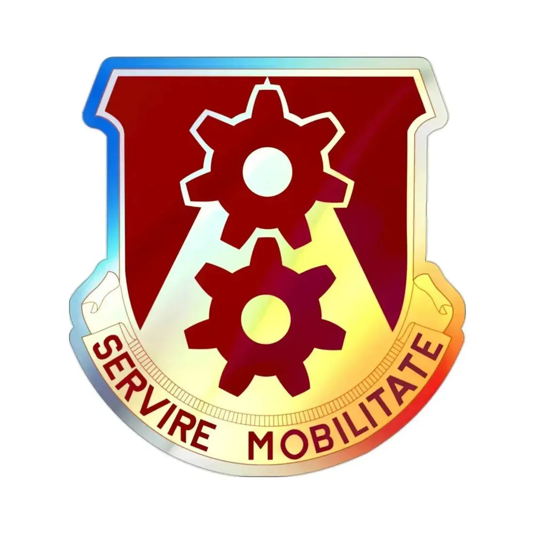 83 Transportation Battalion (U.S. Army) Holographic STICKER Die-Cut Vinyl Decal - The Sticker Space