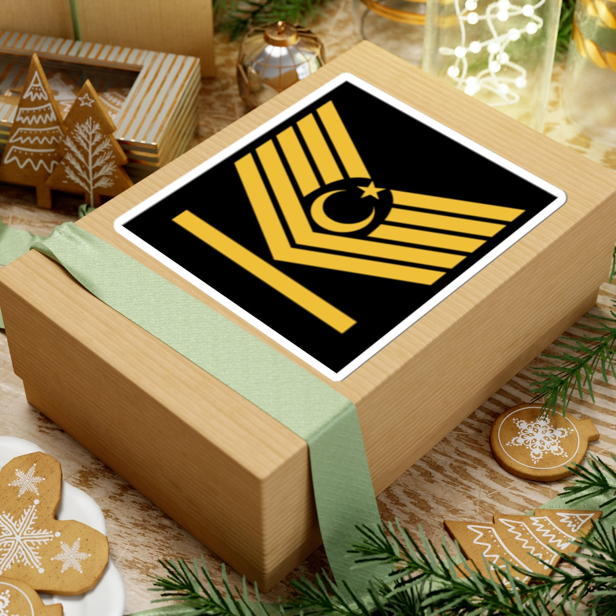 Başçavuş rütbe (Turkey) (Military Rank) STICKER Vinyl Kiss-Cut Decal