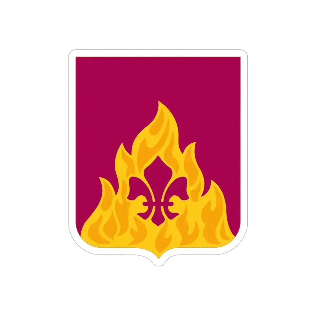 832 Ordnance Battalion 2 (U.S. Army) REVERSE PRINT Transparent Die-Cut STICKER - The Sticker Space