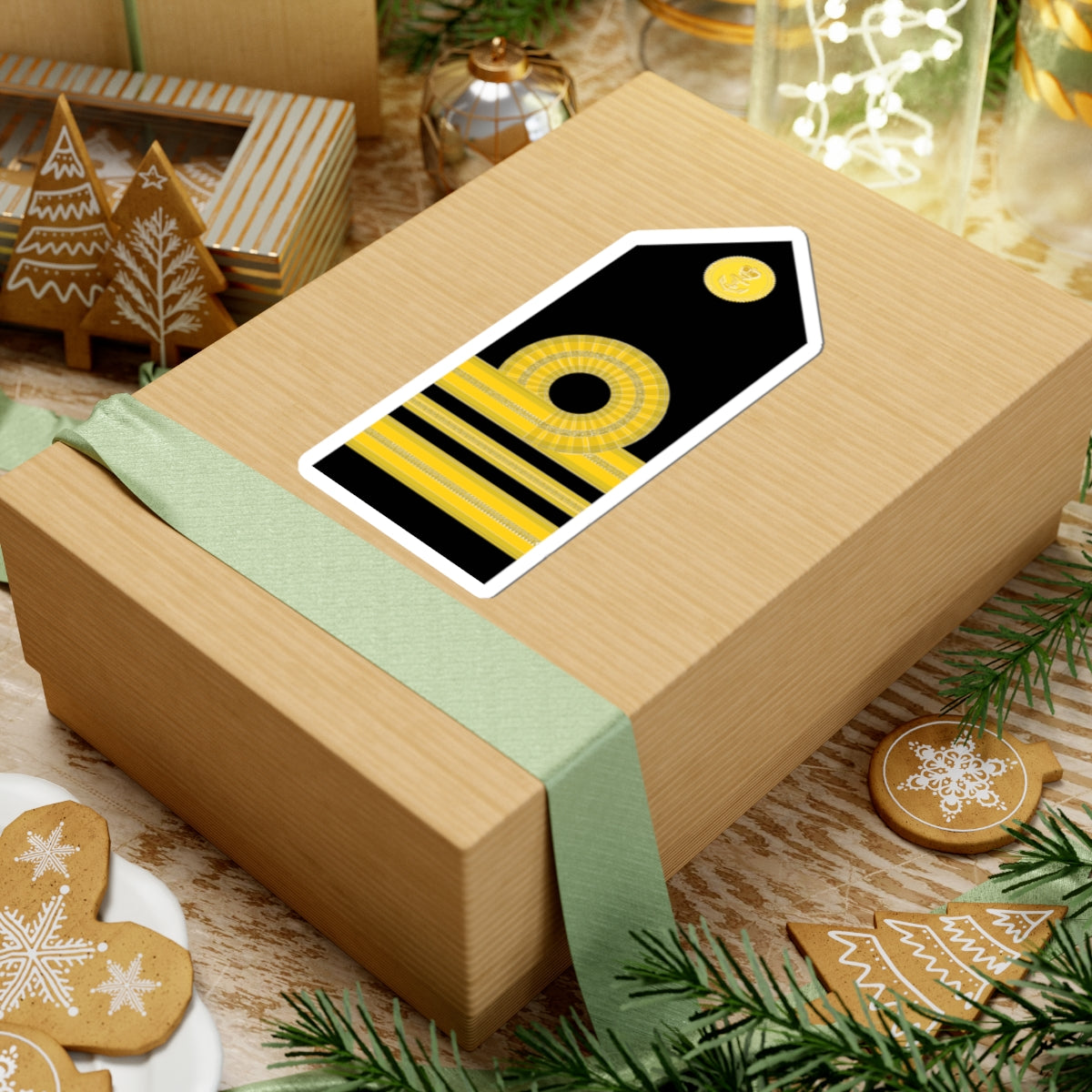 Malaysia Navy OF 3 (Malaysia) (Military Rank) STICKER Vinyl Kiss-Cut Decal