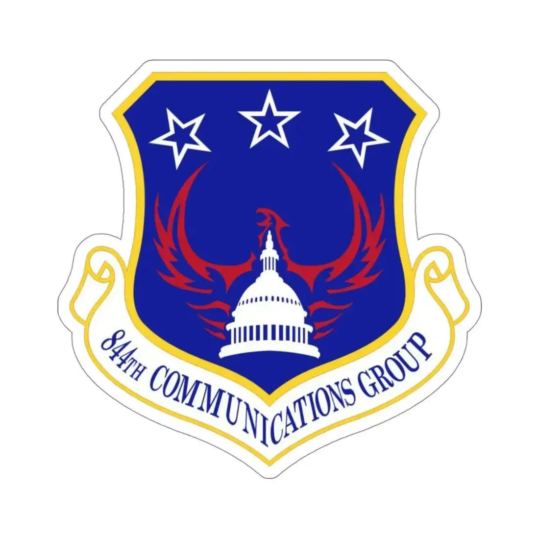 844th Communications Group (U.S. Air Force) STICKER Vinyl Die-Cut Decal - The Sticker Space