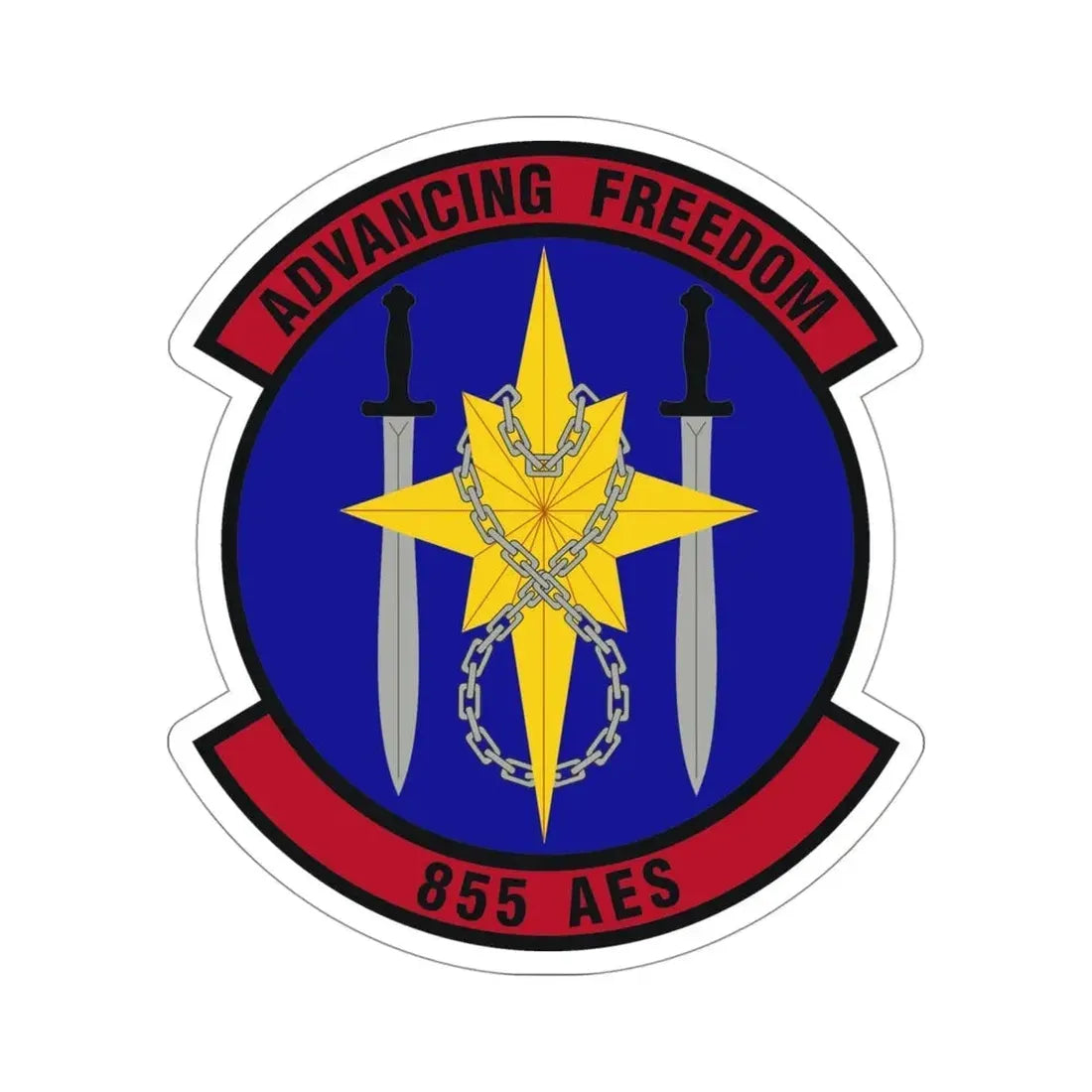 855th Air Expeditionary Squadron (U.S. Air Force) STICKER Vinyl Die-Cut Decal - The Sticker Space