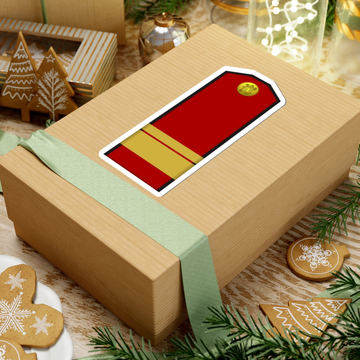 Bulgaria Army OR 8 (Bulgaria) (Military Rank) STICKER Vinyl Kiss-Cut Decal