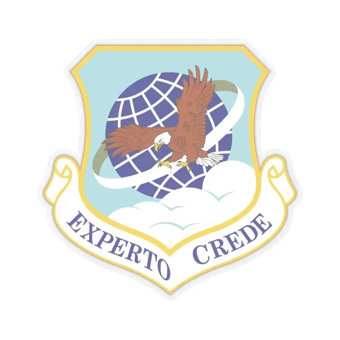 89th Airlift Wing (U.S. Air Force) STICKER Vinyl Kiss-Cut Decal 6 Inch Transparent - The Sticker Space