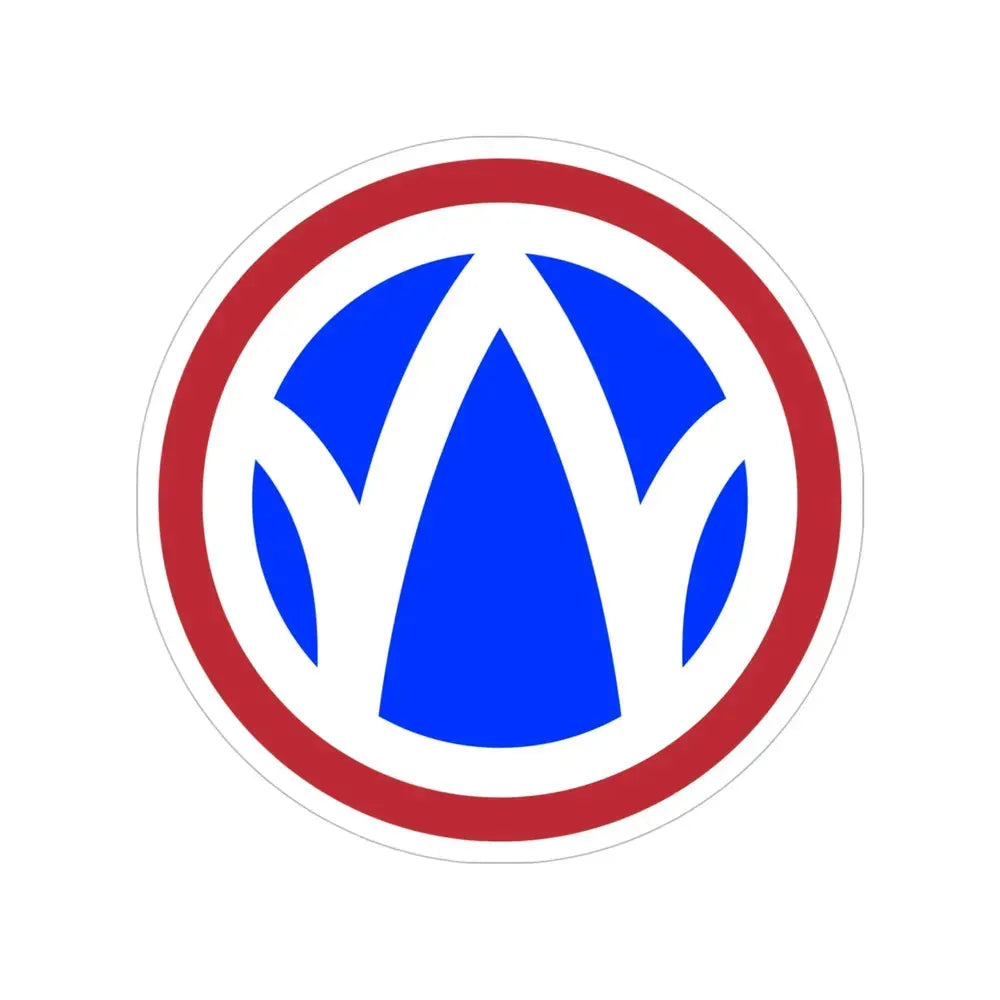 89th Regional Readiness Command SSI (U.S. Army) Transparent STICKER Die-Cut Vinyl Decal 5 Inch - The Sticker Space